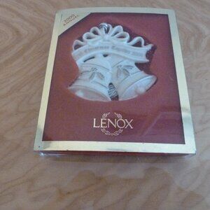 Lenox First Christmas Together 2000 Bells Holiday Porcelain Annual Ornament
